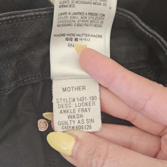 MOTHER Looker Ankle Fray Jeans - Picture 15 of 16
